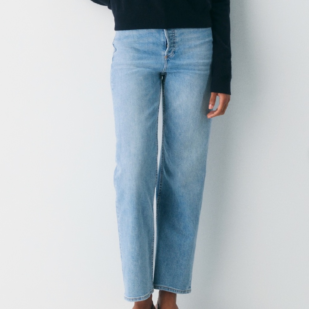 NWT Denim Forum The Arlo Hi-Rise Straight Jean Size:26